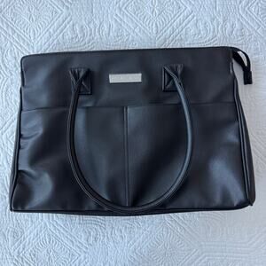 Mary Kay Tote Work Bag Consultant Black Floral Interior Extra Kit NIP